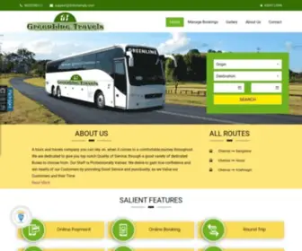 Greenlinebus.in(Greenline Bus) Screenshot