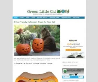 Greenlittlecat.com(Upset cat tummy) Screenshot