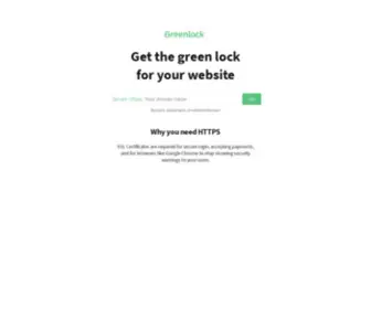 Greenlock.domains(Greenlock domains) Screenshot