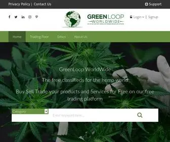 GreenloopWorldwide.com(Green Loop World Wide) Screenshot