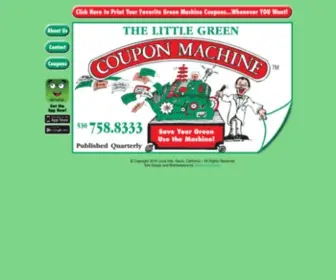 Greenmachinedavis.com(Little Green Machine) Screenshot