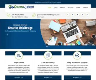 Greenmainfotech.com(GreenMa Info Tech) Screenshot