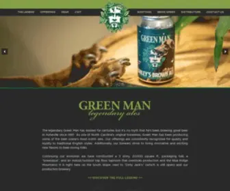 Greenmanbrewery.com(GREEN MAN BREWERY) Screenshot