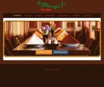 Greenmangothaibistro.com(Green Mango Thai Bistro) Screenshot