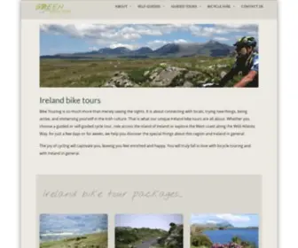 Greenmarblecycletours.com(Ireland Bike & Bicycle Tours) Screenshot