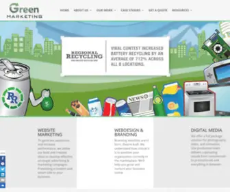 Greenmarketing.ca(Green Marketing Services) Screenshot