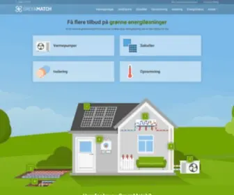Greenmatch.dk(Grønne energiløsninger til boligen) Screenshot