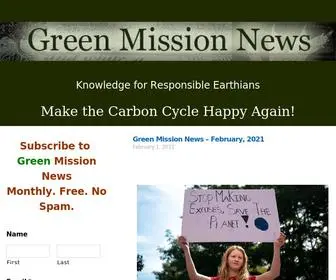 Greenmission.com(Knowledge for Responsible Earthians) Screenshot