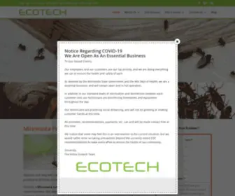 Greenmnpest.com(EcoTech Pest Control) Screenshot