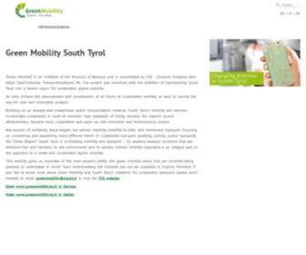 Greenmobility.bz.it(Südtirol) Screenshot