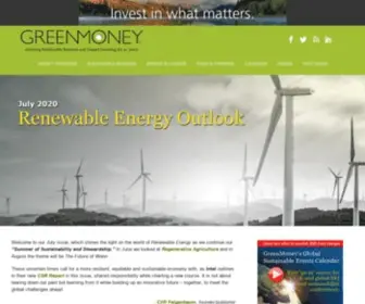 Greenmoneyjournal.com(July 2021 Home) Screenshot