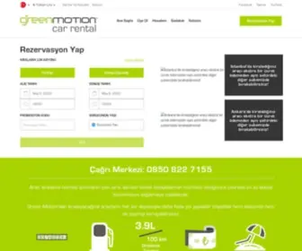 Greenmotion.com.tr(Green Motion) Screenshot