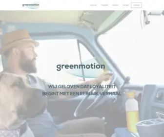 Greenmotion.nl(Greenmotion duurzame loyaliteitsconcepten) Screenshot