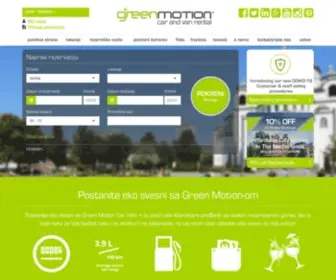 Greenmotion.rs(Green Motion) Screenshot