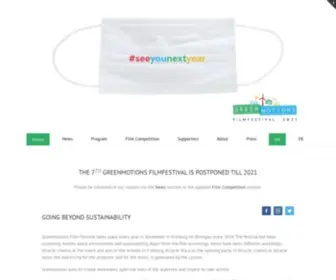Greenmotions-Filmfestival.de(Greenmotions Filmfestival) Screenshot