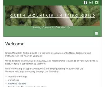 Greenmountainknittingguild.org(Knitting, Community, Education, and Fun) Screenshot