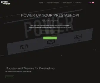 Greenmousestudio.com(Modules, themes, custom development) Screenshot