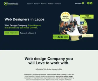 Greenmousetech.com(Web Designers in Nigeria) Screenshot
