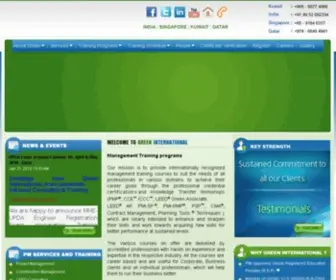 Greenmtc-INTL.com(Professional Courses Training Center) Screenshot