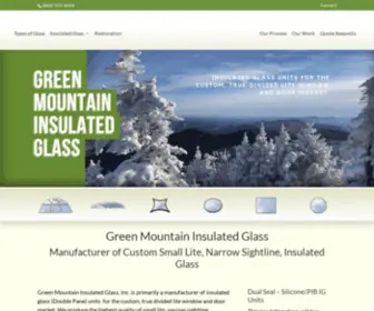 Greenmtninsulatedglass.com(Green Mountain Insulated Glass) Screenshot