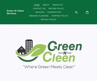 Greenncleen.com(Cleen Services) Screenshot