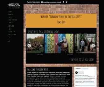 Greennote.co.uk(Green Note) Screenshot