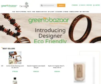 Greenobazaar.com(Organic, Healthy & Natural Store) Screenshot