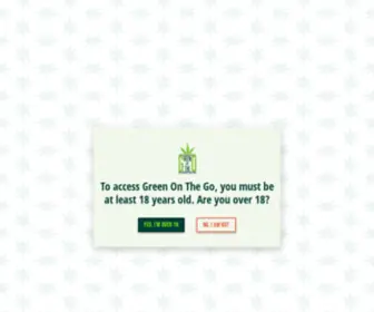 Greenonthego7.com(Cannabis Delivery) Screenshot