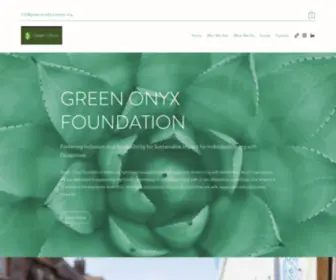 Greenonyxfoundation.org(Green Onyx Foundation) Screenshot