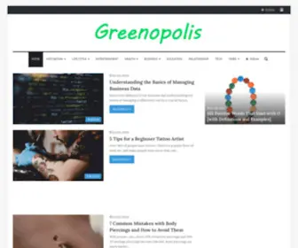 Greenopolis.com(Positive & Inspiring Words) Screenshot