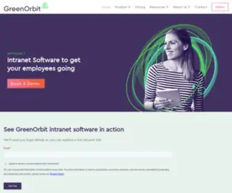 Greenorbit.com(Intranet Software) Screenshot