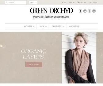 Greenorchyd.com(Ethical Fashion) Screenshot