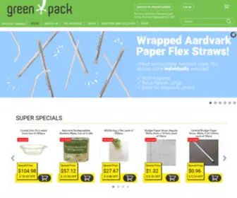 Greenpack.com.au(Green Pack) Screenshot