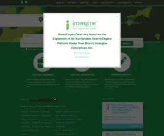 Greenpagesdirectory.net(The Engine For Good) Screenshot
