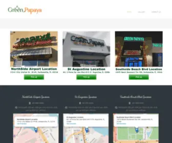 Greenpapayaus.com(Green Papaya Thai & Sushi Cuisine) Screenshot