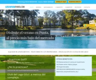 Greenparkpunta.com(Green Park alquileres) Screenshot