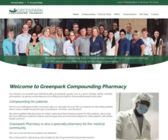 Greenparkrx.com(Greenpark Compounding Pharmacy) Screenshot