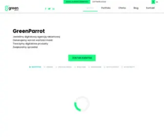 Greenparrot.pl(Green Parrot) Screenshot