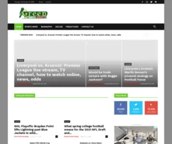 Greenparrotnews.com(Green Parrot Sports Stories) Screenshot