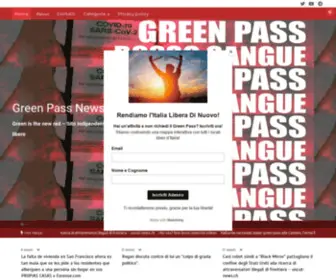 Greenpass.news(Green is the new red) Screenshot