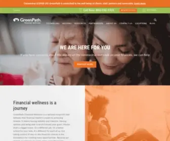 Greenpath.com(GreenPath Financial Wellness Website) Screenshot