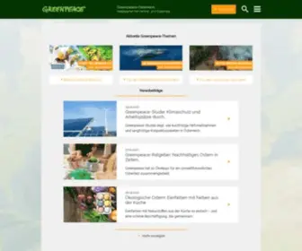 Greenpeace.at(News) Screenshot