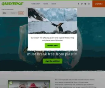 Greenpeace.com(Greenpeace) Screenshot