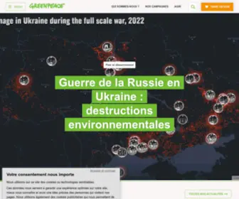 Greenpeace.fr(Rejoignez le mouvement) Screenshot