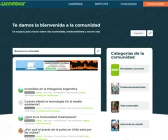 Greenpeace.la(Comunidad Greenpeace) Screenshot