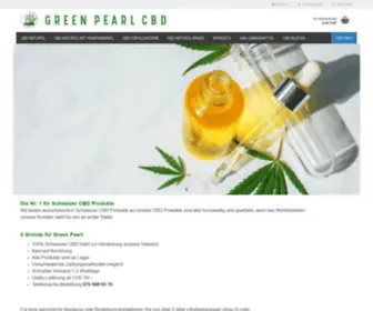 Greenpearl-Shop.ch(Green Pearl CBD Öl ) Screenshot