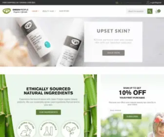 Greenpeopleus.com(Natural Beauty Products) Screenshot