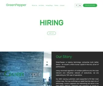 Greenpepper.in(Better Hiring) Screenshot