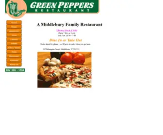 Greenpeppersrestaurant.com(Green Peppers Restaurant) Screenshot