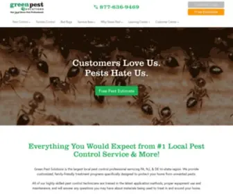 Greenpestsolutions.com(Green Pest Solutions) Screenshot